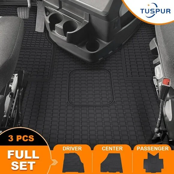 Floor Mats fit for Freightliner Cascadia 2018-2023 | Heavy Duty Truck Floor Rubb - Picture 4 of 7